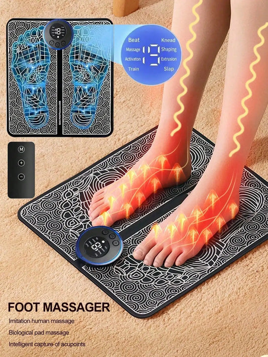 EMS Foot Massager - Pulse Physical Therapy Acupoint Massage Pad