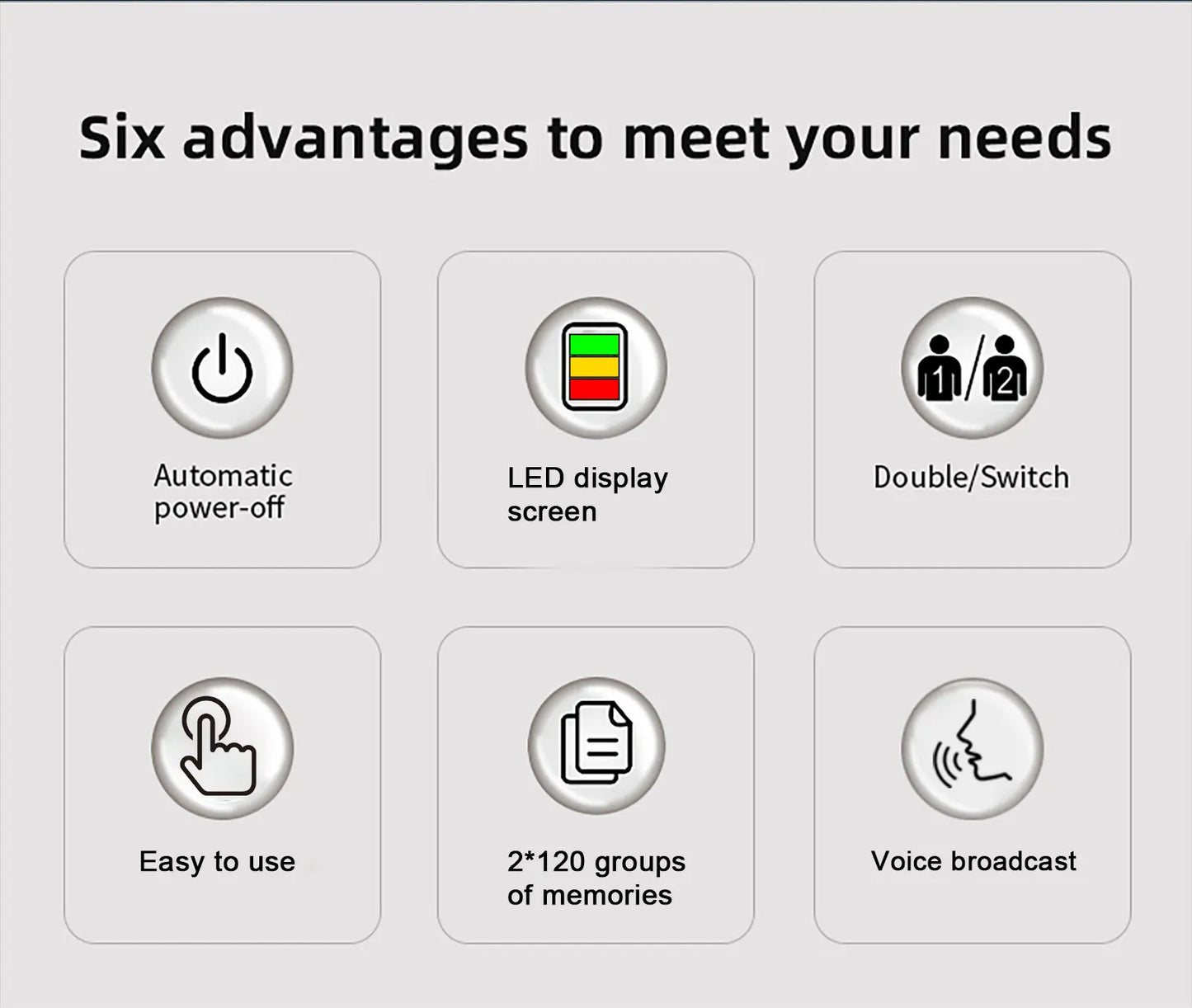 Digital Blood Pressure Monitor with Voice Function - CE & FDA Approved