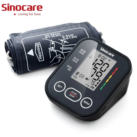 Sinocare Automatic Blood Pressure Monitor - Upper Arm Digital BP Meter