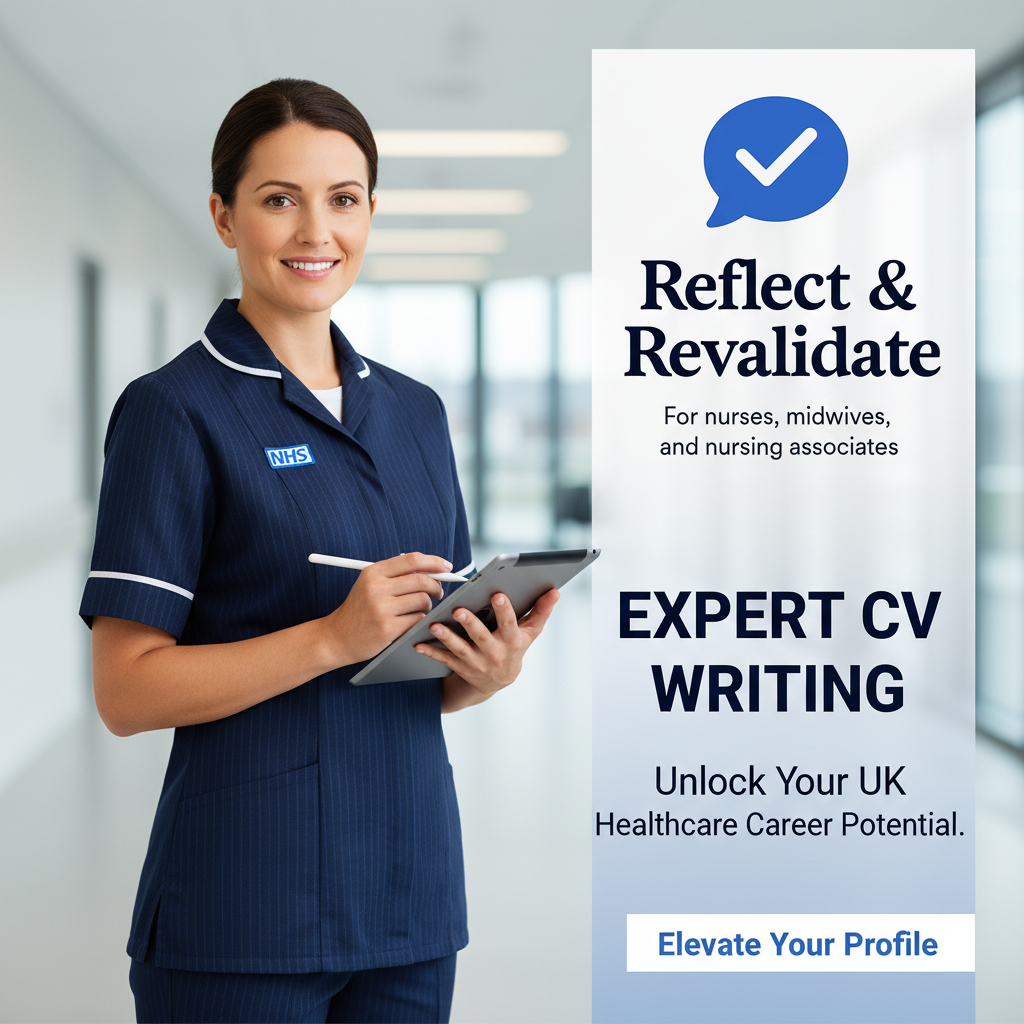 Expert CV Writing Banner with Nurse